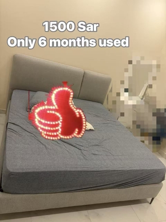 Dammam, Furniture, SAR 1500,  Kingsized Bed Used Only For 6 Months
