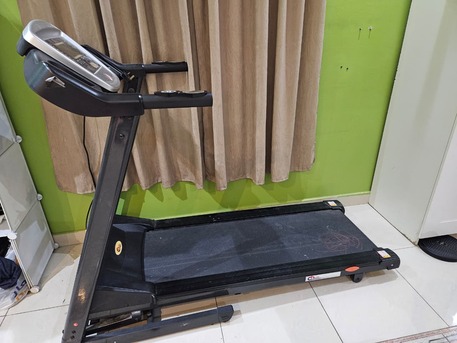 Riyadh, Health & Beauty Items, SAR 1200,  Rarely Used Running Machine With Inclining Feature And Crunches Bench For Sale
