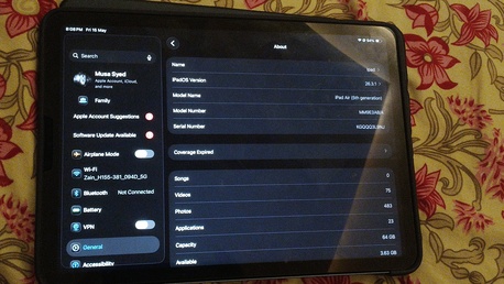 Riyadh, Electronics, SAR 1100,  Apple Ipad Air 5th Generation