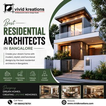 Bangalore, Household, Residential Architectural Design Services In Bangalore