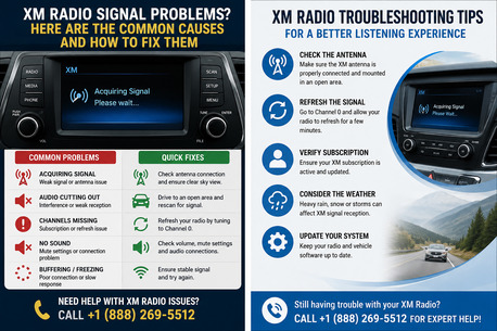 Toronto, Business, XM Radio No Sound Problem | +1 (888) 269-5512 Call