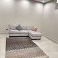 SAR 890,  Elegant Shelby Corner Sofa Set With 3 Large Cushions & 2 Moroccan Coffee Tables