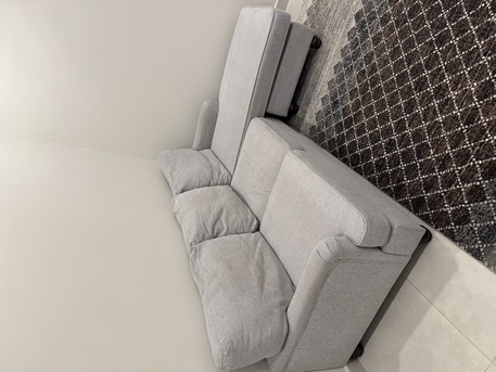 Obhur Al Shamaliyah, Furniture, SAR 890,  Elegant Shelby Corner Sofa Set With 3 Large Cushions & 2 Moroccan Coffee Tables