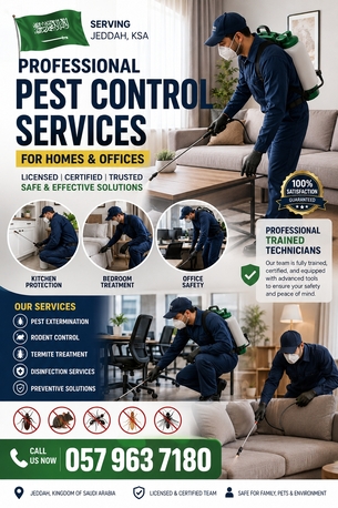 Jeddah, Pest Control, Professional Pest Control Services In Jeddah Safe &bull; Reliable