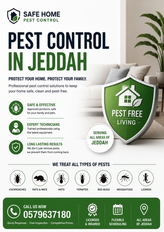 Jeddah, Pest Control, Say Goodbye To Pests With Jeddah&rsquo;s Trusted Experts!