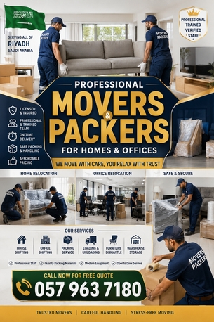 Riyadh, Relocation, 🚚 Professional Movers & Packers In Riyadh 🏠✨