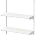 SAR 50,  White Ikea Wall Shelves (2 Sections) Good Condition