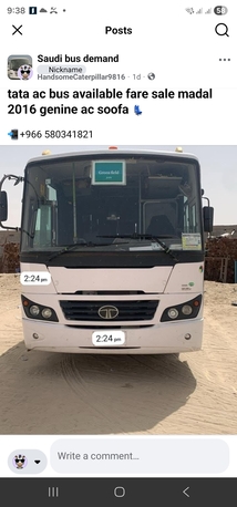 Jubail, Auto Parts, SAR 125000,  Tata Ac Bus Available Fare Sale Madal 2016
