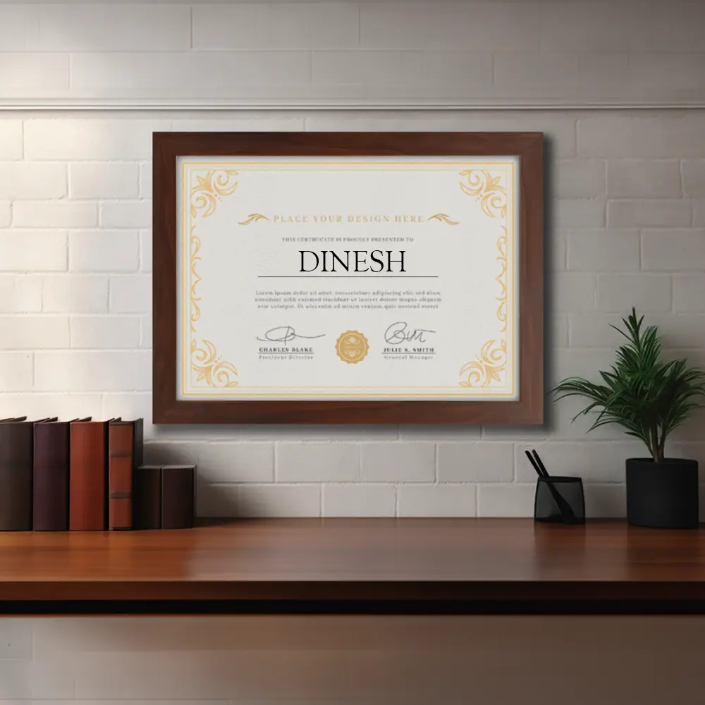 Bangalore, Collectibles, INR 500,  Framed Certificates