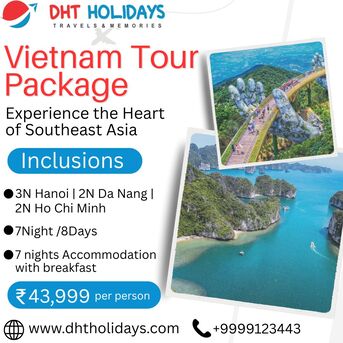 New Delhi, Travel, Vietnam Tour Package For 8 Days 7 Nights | DHT Holidays