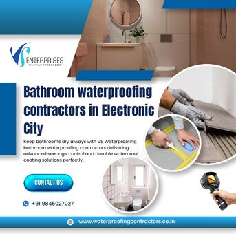Bangalore, Construction, Bathroom Waterproofing Contractors In Electronic City