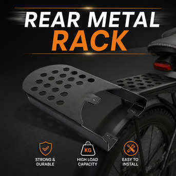 Melbourne, Bicycles, AUD 60,  Durable Rear Metal Rack For E-Bikes | Pasio Bike Accessories
