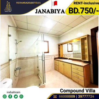 Janabiya, Villas, BHD 750,  Semi Furnished 3 BHK Villa For Rent In Janabiya - With EWA