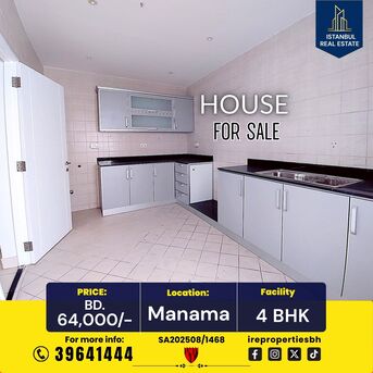 Naim, Villas, BHD 64000,  160 Sq. Meter,  House For Sale &ndash; Manama (Near Al Naim) | BD 64,000/-
