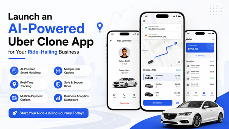 Tirana, Software, Launch An AI-Powered Uber Clone App For Your Ride-Hailing Business