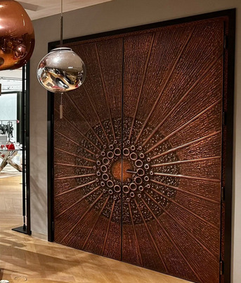 New Delhi, Furniture, Entrance With Double Door Front Door