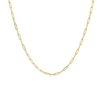 Miami, Jewelry, Stylish Paperclip Necklace & Heart Paperclip Necklace &ndash; Alev Jewelry