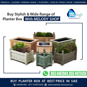 Al Qusais, Furniture, AED 500,  Buy Wooden Planter Box Online In UAE | Custom Made Planter Box