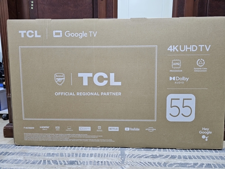 Al Kharj, Electronics, SAR 900,  TCL 4K HDR Smart LED Google Android 55 Inch