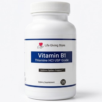 New York, Health & Beauty Items, USD 34,  Vitamin B1 (Thiamine HCL) Capsules - Energy & Metabolism