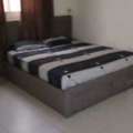 SAR 350,  King Size Bed With Good Mattress (like New)