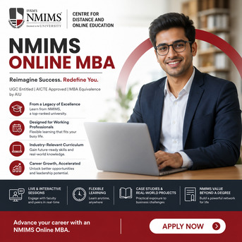 Pune, Education, NMIMS Online MBA 2026: Fees, Admission, Eligibility & Career Scope
