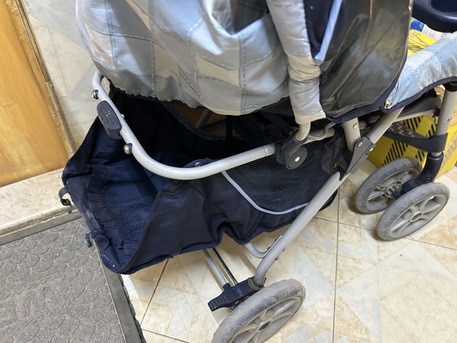 Buraidah, Baby & Kid Stuff, SAR 200,  Graco Stroller Mirage + Travel System - Blue Rock ( Bought For 1199 Sar)