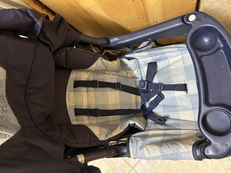Buraidah, Baby & Kid Stuff, SAR 200,  Graco Stroller Mirage + Travel System - Blue Rock ( Bought For 1199 Sar)