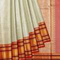 Designer Pista Colour Saree Silk Collection | Mavuris
