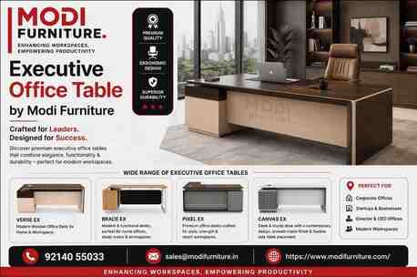 Mumbai, Business, Executive Office Table By Modi Furniture