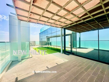 Sabah Al Salem, Apartments, Flats, Houses & Villas, KWD 1800/month,  3 BR,  Luxury Seaview Penthouse With Terrace For Rent In Sabah Al Salem