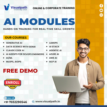 Hyderabad, Lessons Offered, AI Modules Training With Hands-On Real-Time Skills