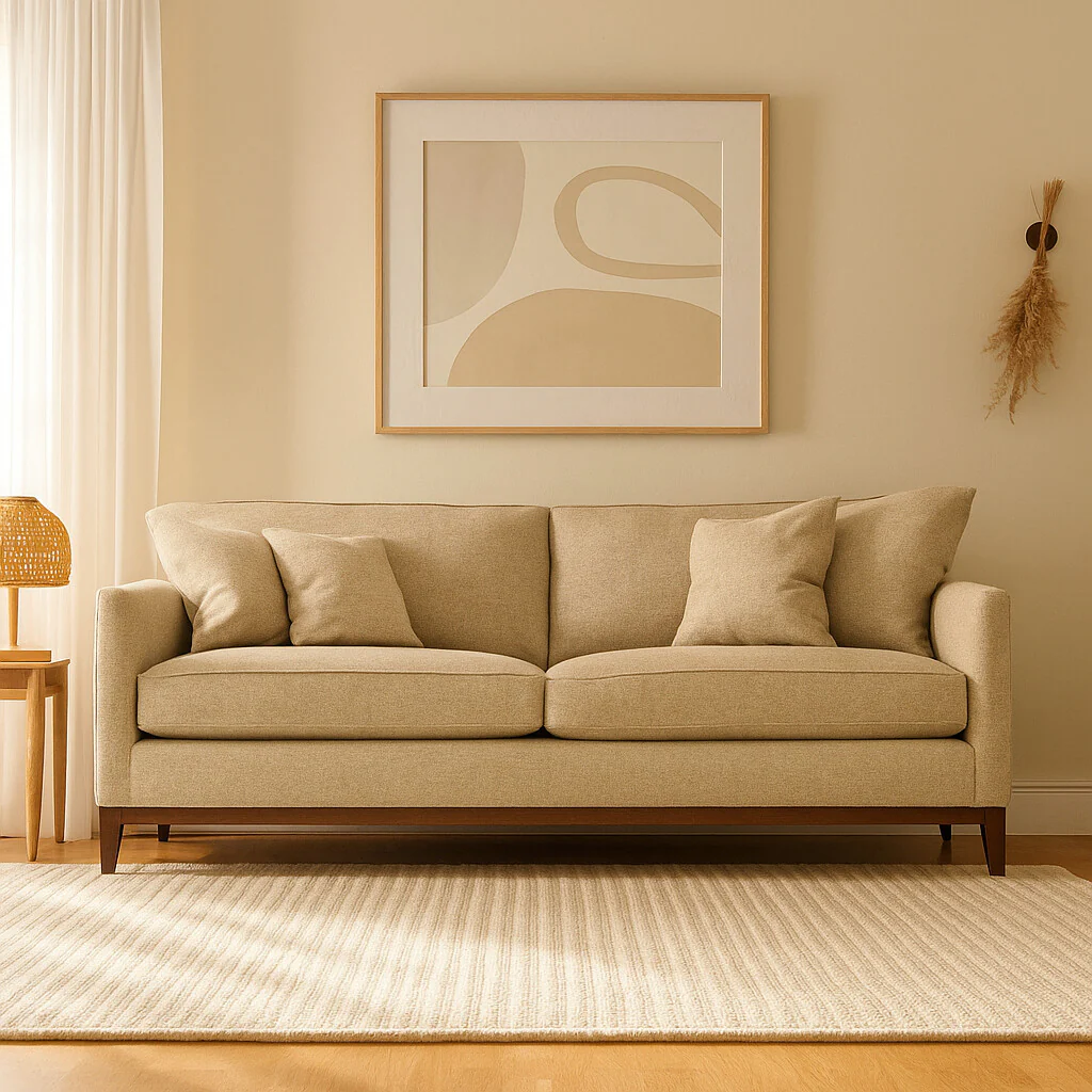 Mumbai, Furniture, INR 49999,  Solid Wood 3-Seater Sofa &ndash; Comfortable & Durable