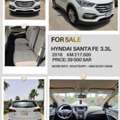 SAR 39000,  Hyundai Santa Fe,  2016,  Automatic,  217500 KM,
