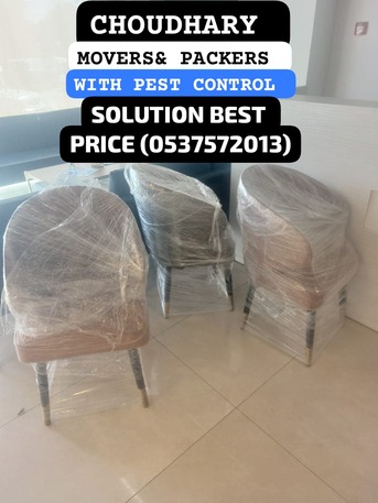 Riyadh, Labor/Moving, CHOUDHARY EXPATS🔶MOVERS AND PACKER WITH GUARANTEED PEST CONTROL SOLUTION=(0537572013)🏠32
