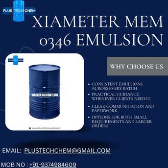 Ahmedabad, Wholesale Products, Trusted Xiameter MEM 0346 Emulsion Suppliers