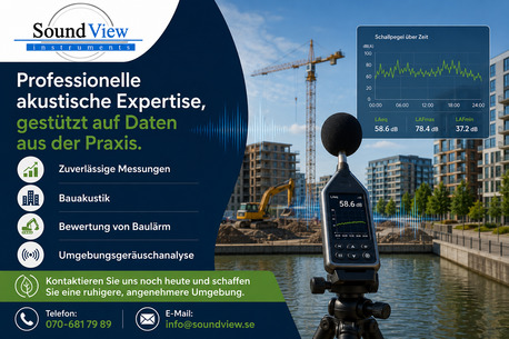 Stockholm, Technical, Professionelle Akustische Expertise, Gestützt Auf Daten Aus Der Praxis.