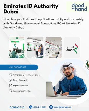 Dubai, Travel, Emirates ID Dubai - Goodhand Government Transactions LLC