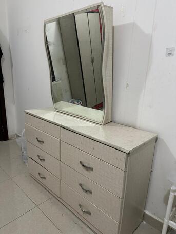 Khobar, Furniture, SAR 700,  Bedroom Furniture For Sale. King Size Bed, Mattress, Wardrobe, Dresser