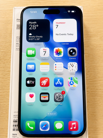 Khobar, Mobile Phones, SAR 2800,  Iphone 15 Pro Max 256 Gb Black Titanium
