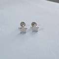 Designer Chunky Silver Earrings Online | Padmam