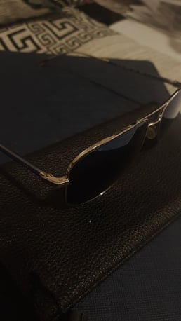 Riyadh, Clothing & Accessories, SAR 700,  Original Oliver People West Polarized Sunglasses Silver Color Titanium Frame