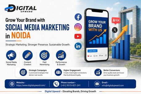 New Delhi, Web Design & Development, Grow Your Brand With Social Media Marketing In Noida | Digital Upward