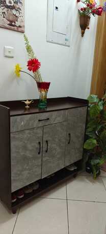 Al Malaz, Furniture, SAR 705,  Dell Flat Monitor 25", Kids Swing,3-Door Shoe Rack, Kitchen Table,Side Corner Table