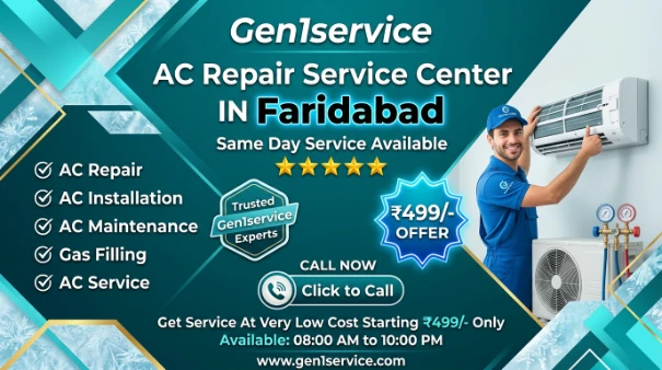 Faridabad, Air Conditioning, Fast & Reliable AC Service Repair Center In Bata-Chowk Faridabad