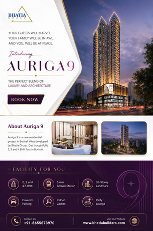 Mumbai, Real Estate, Auriga 9 | An Icon Of Elevated Luxury In Borivali West