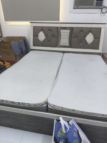 Hara, Furniture, SAR 600,  Old Bedroom Set | Bed | Cupboard | Dressing Table| 1 Bed Table