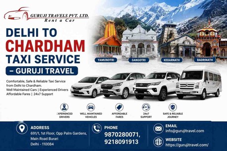 New Delhi, Guest Posting, Best Chardham Taxi Service From Delhi &ndash; Guruji Travel