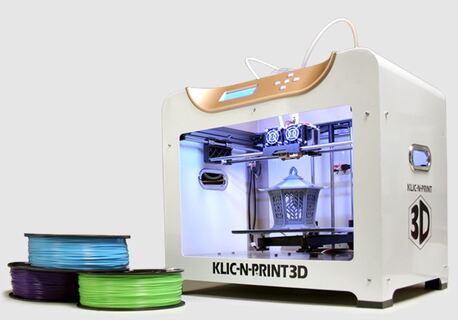 Riyadh, Electronics, SAR 650,  Klic N Print3D Dual Extruder 3D Printer SAR-650