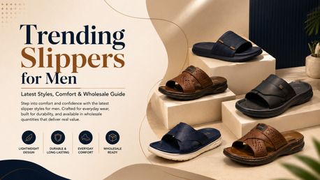 Haryana, Clothing & Accessories, Trending Slippers For Men: Latest Styles, Comfort & Wholesale Guide